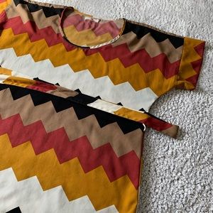 Modcloth Chevron Tunic - Belted